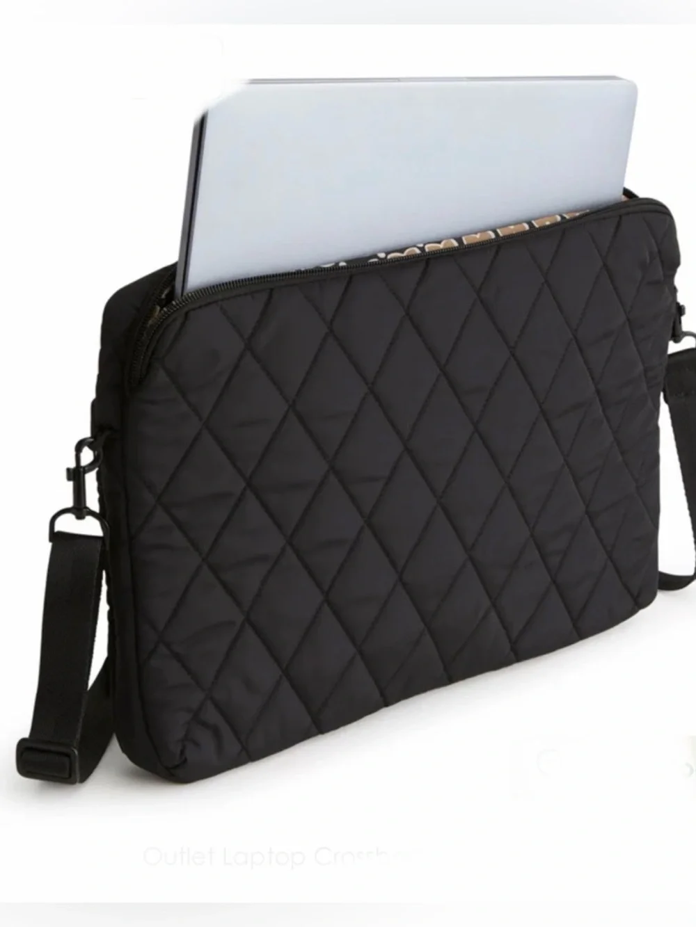 Vera Bradley Laptop Crossbody in Moonless Night NWT